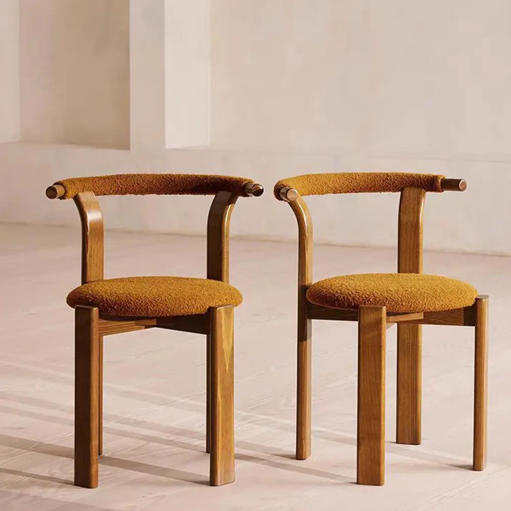 Woven-Seat Wooden Dining Chairs