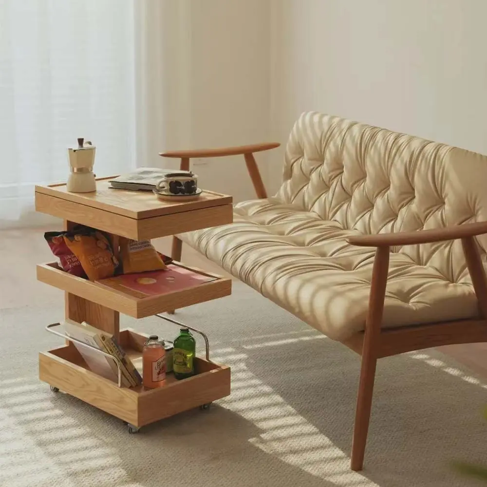 Harmony Wood Coffee Table with Storage