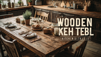 Navigating 2025 Trends: A Comparative Look at the Best Wooden Kitchen Table Sets for Global Buyers
